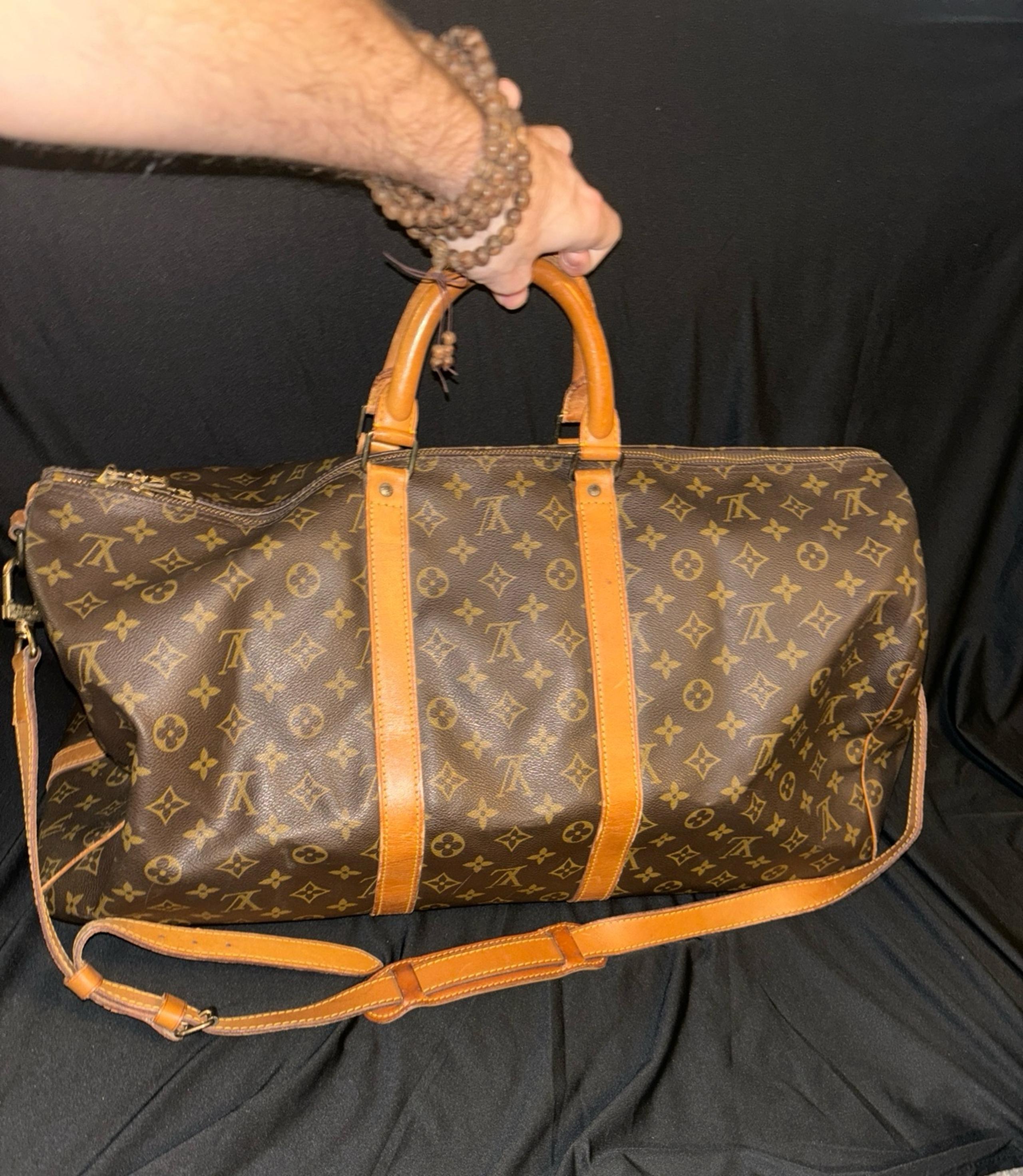 Louis Vuitton Keepall Bandouliere 55 duffle bag
