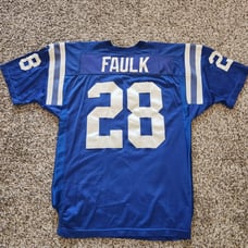 90’s Marshall Faulk Indianapolis Colts Wilson Authentic NFL Jersey