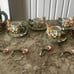 1999 Mercuries Garden Party Springtime Easter Bunny Tea Party 15 Piece Set VTG