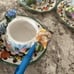 1999 Mercuries Garden Party Springtime Easter Bunny Tea Party 15 Piece Set VTG
