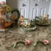 1999 Mercuries Garden Party Springtime Easter Bunny Tea Party 15 Piece Set VTG