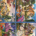 Gibsons Flora & Fauna 4X 500 Pieces Jigsaw Puzzle: New