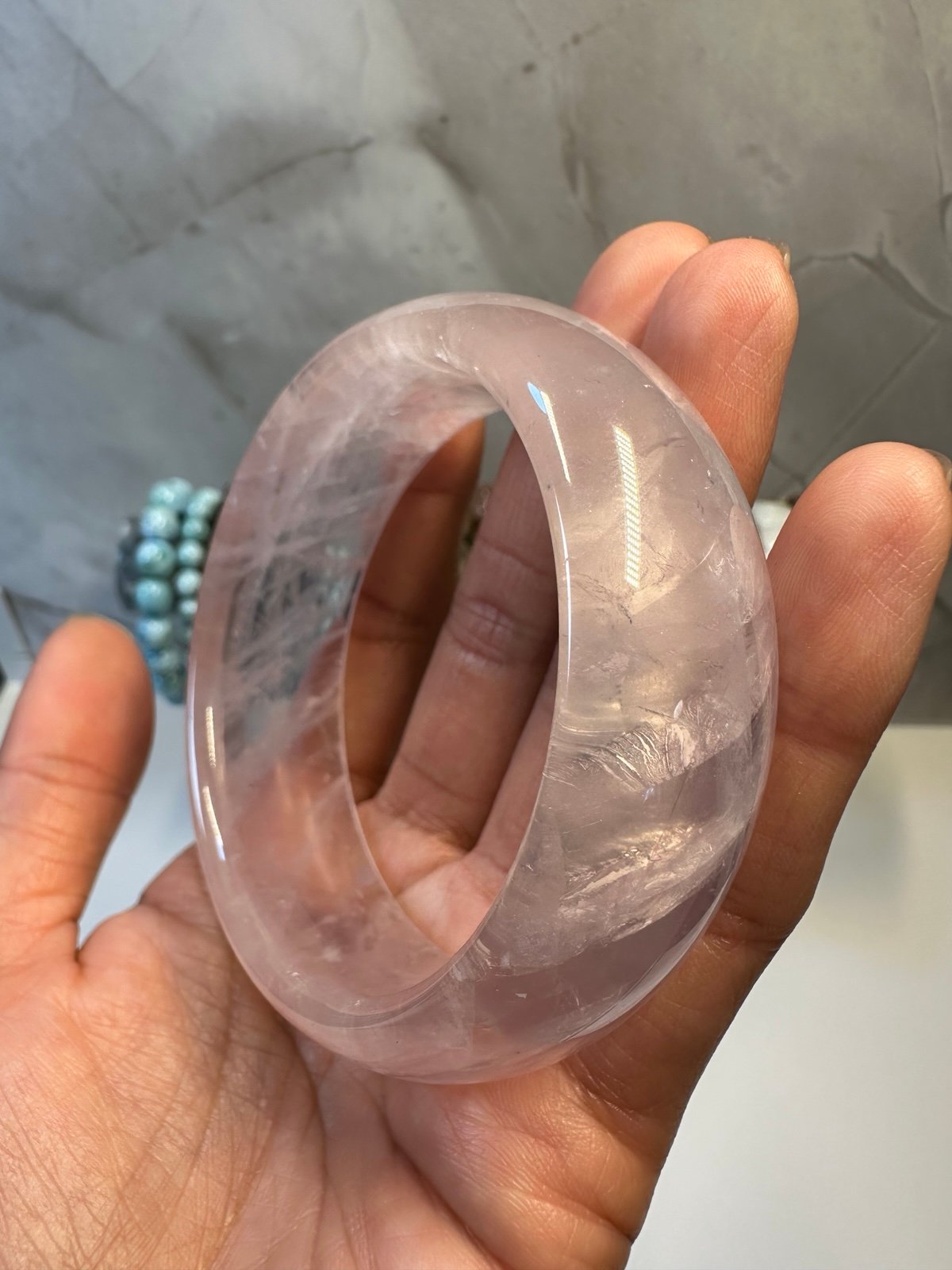 Rose Quartz Bangle