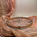 8” Platter W Gold Rim 4 Divider Dishes Thick Heavy Art Deco Serverware