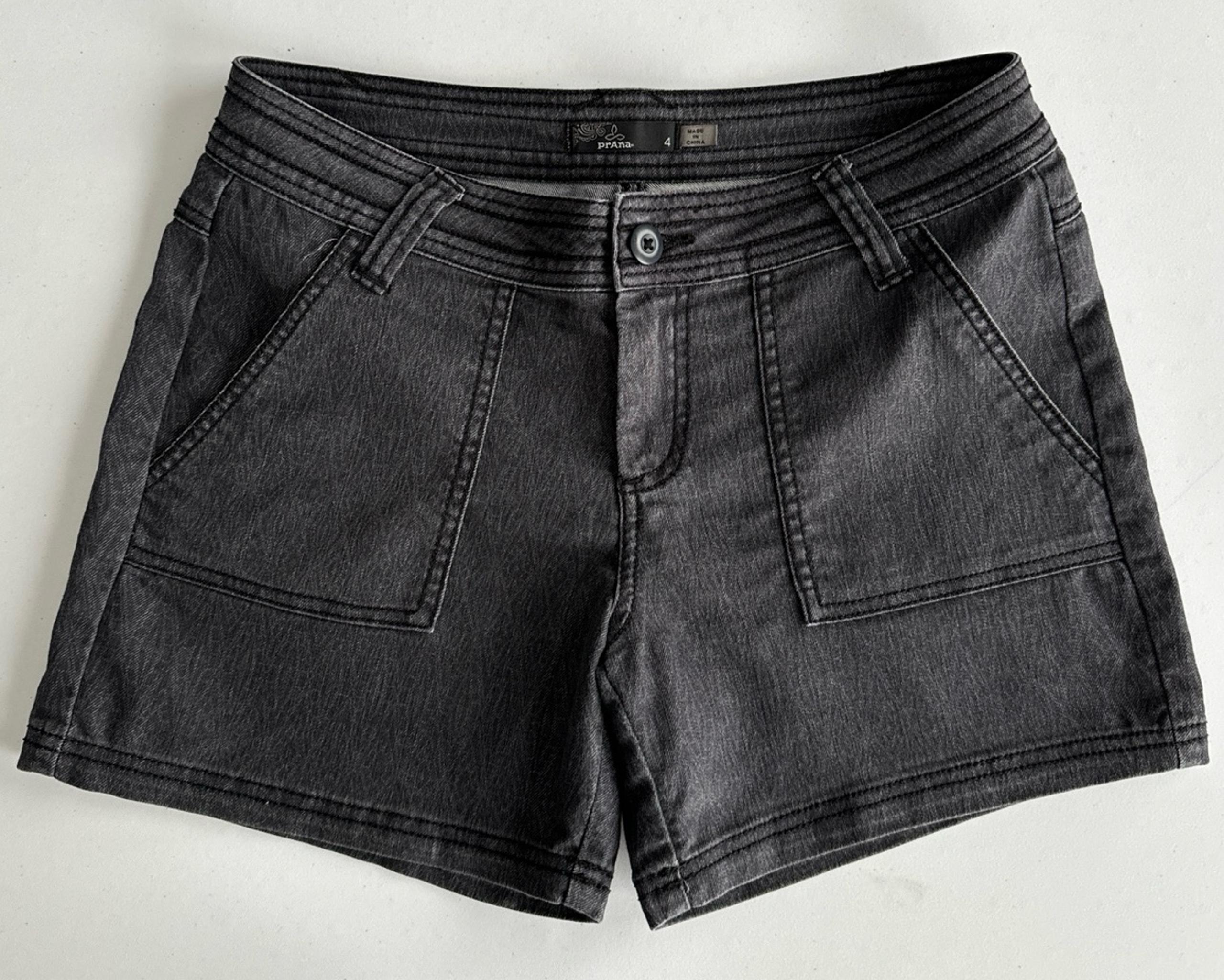 Prana Organic Cotton Blend Gray Shorts Women’s Size 4