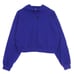 adidas Originals® French Terry Cropped Hoodie in Royal Blue AV1007 - Ⓢ *NWOT