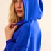 adidas Originals® French Terry Cropped Hoodie in Royal Blue AV1007 - Ⓢ *NWOT