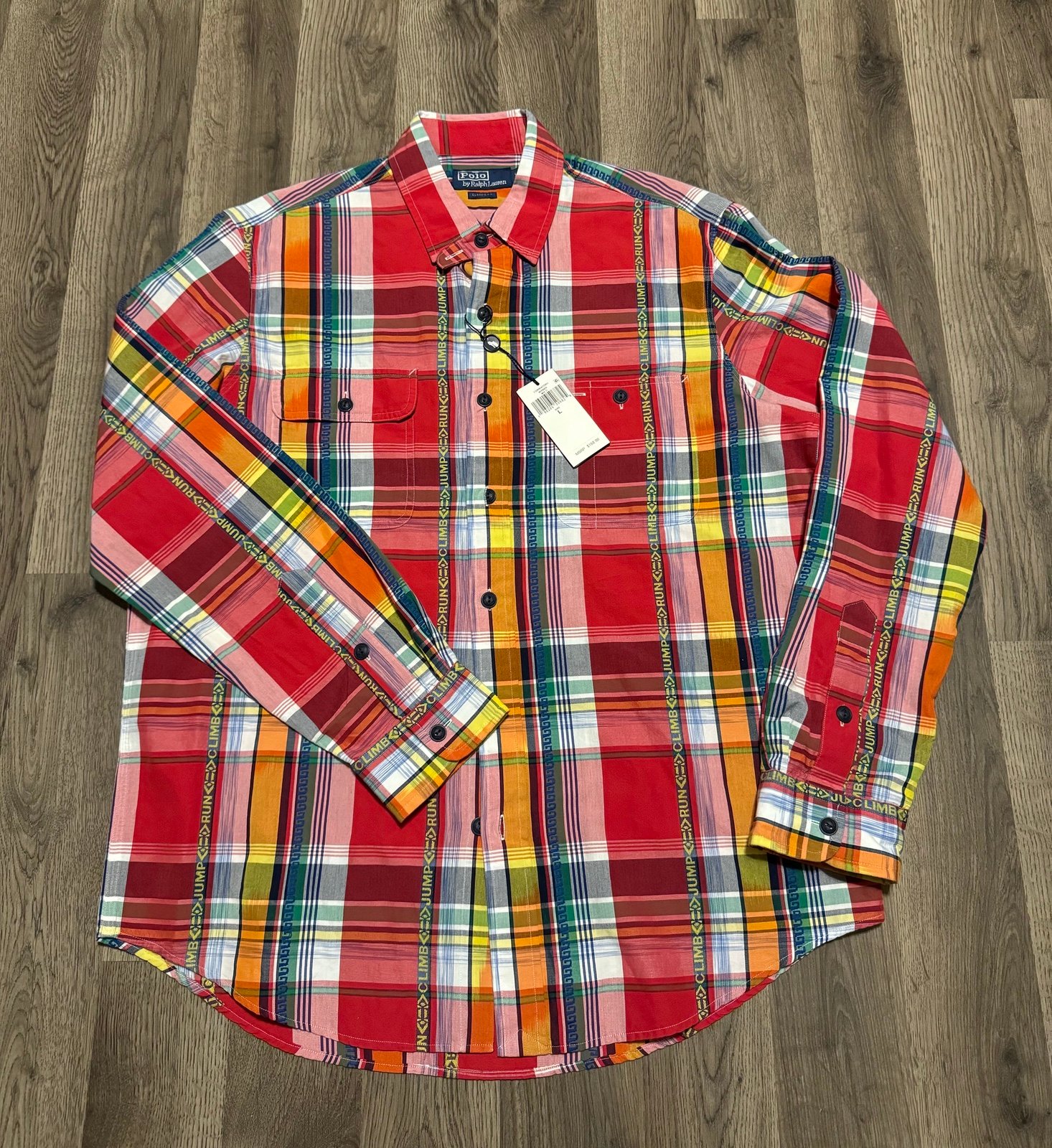 Polo Ralph Lauren madras flannel NWT
