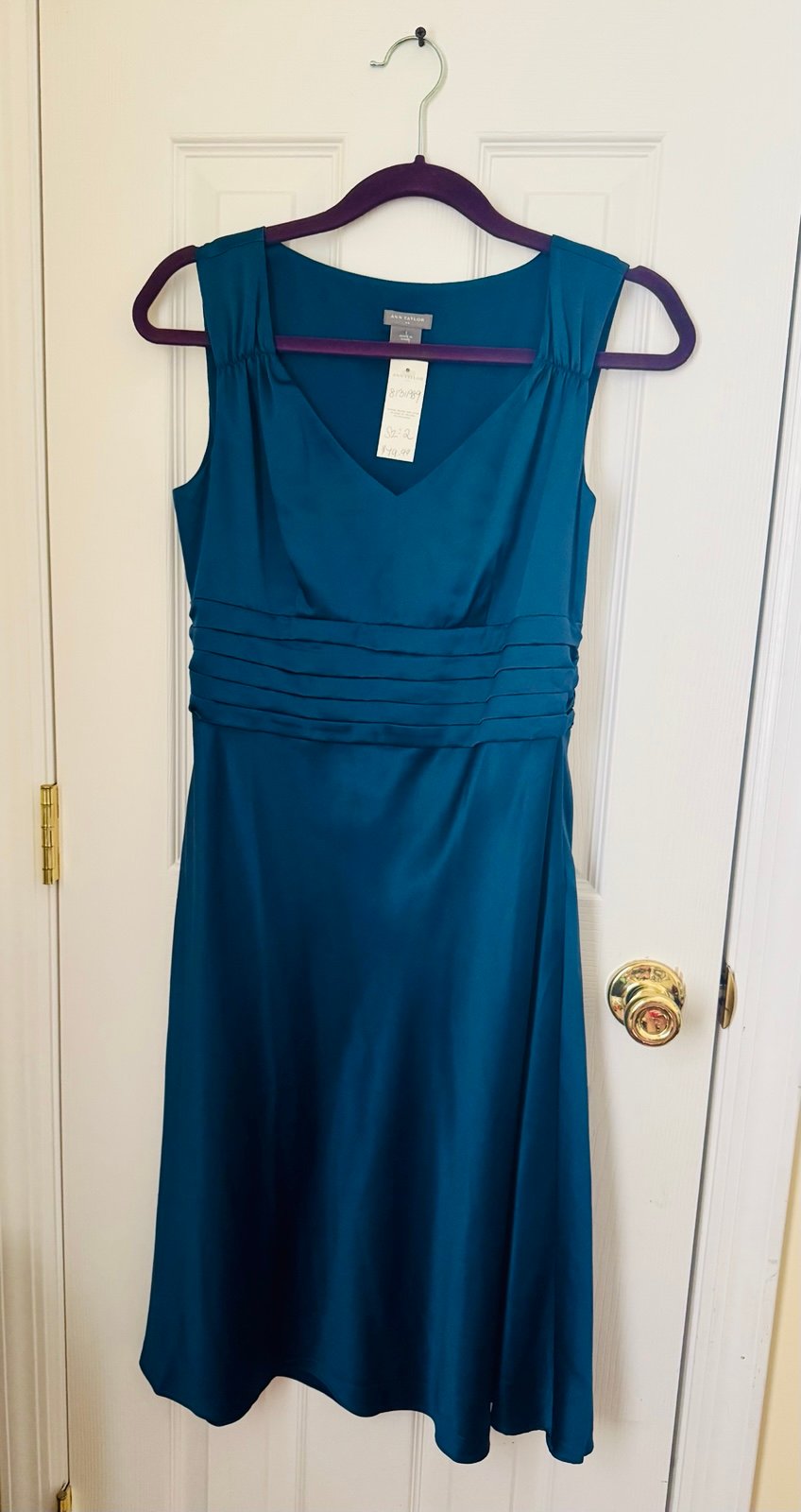 Ann Taylor blue dress in Size 2 (NWT)