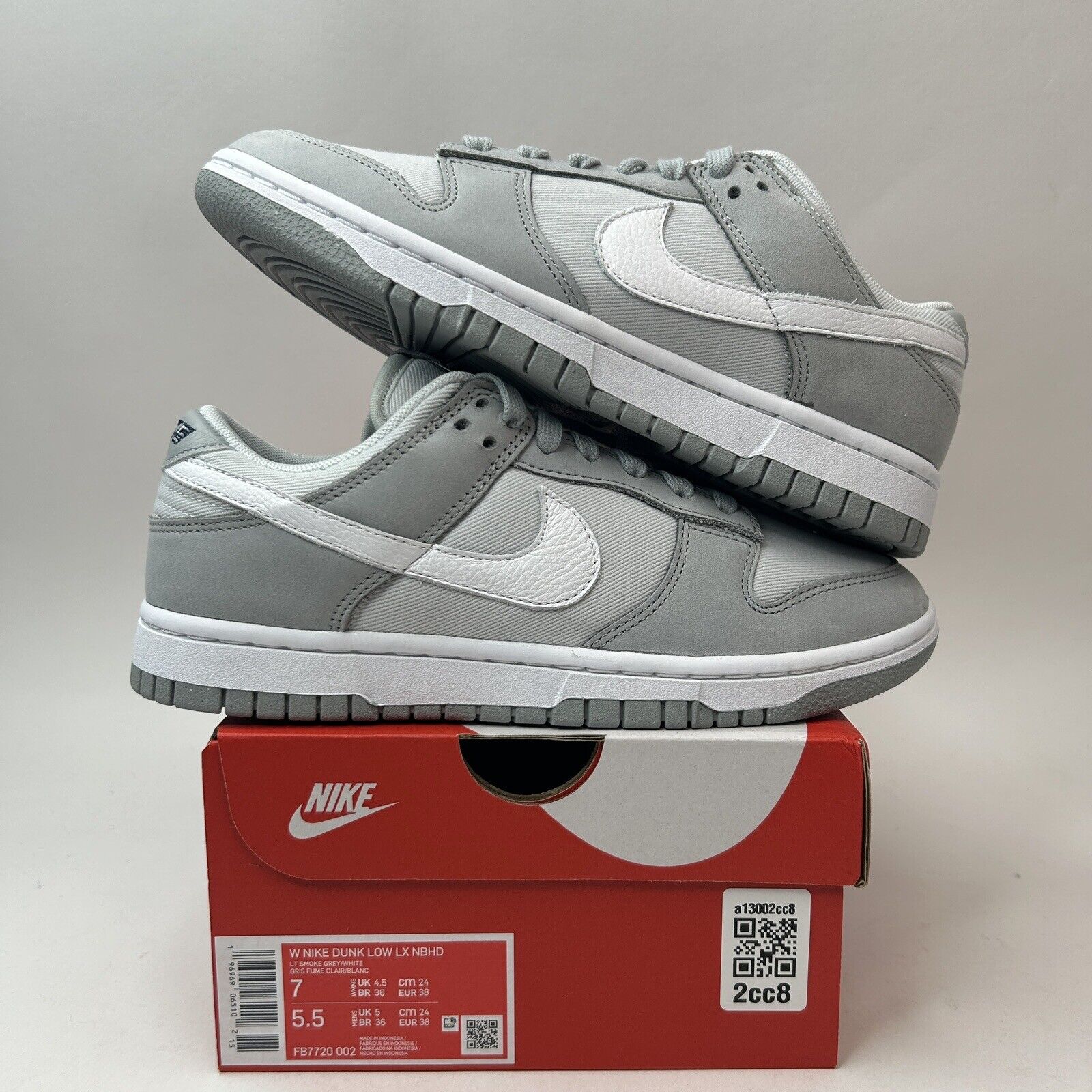 Nike Dunk Low LX WMNS “Light Smoke Grey” 2023 FB7720-002 Women’s 7 New