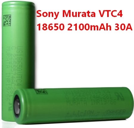 Lot 4 Sony Rechargeable VTC4 Battery