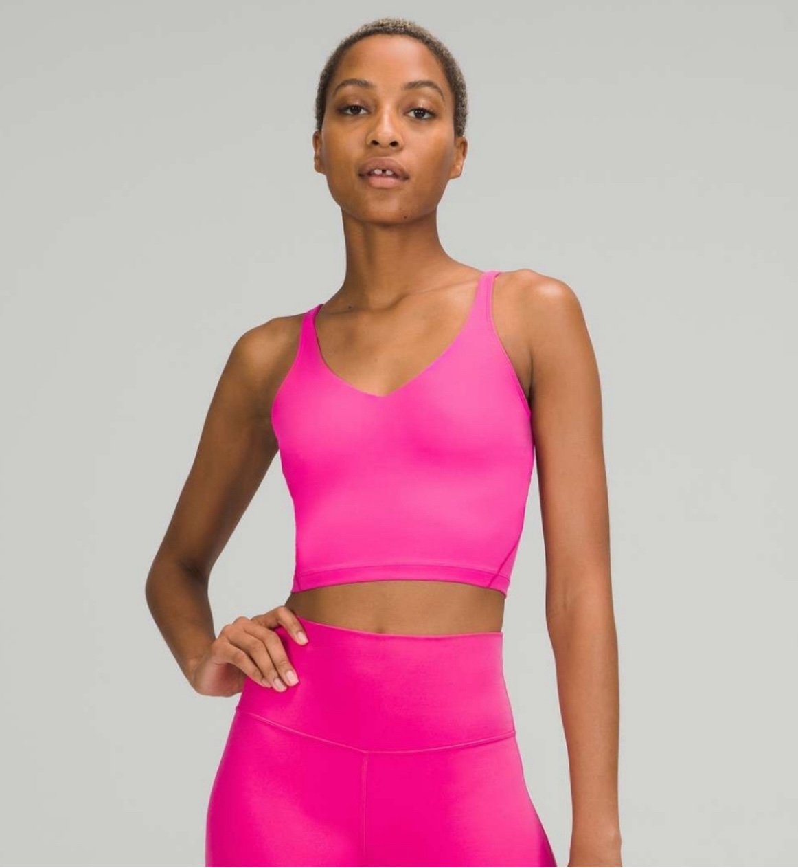 Lululemon Sonic pink align tank top