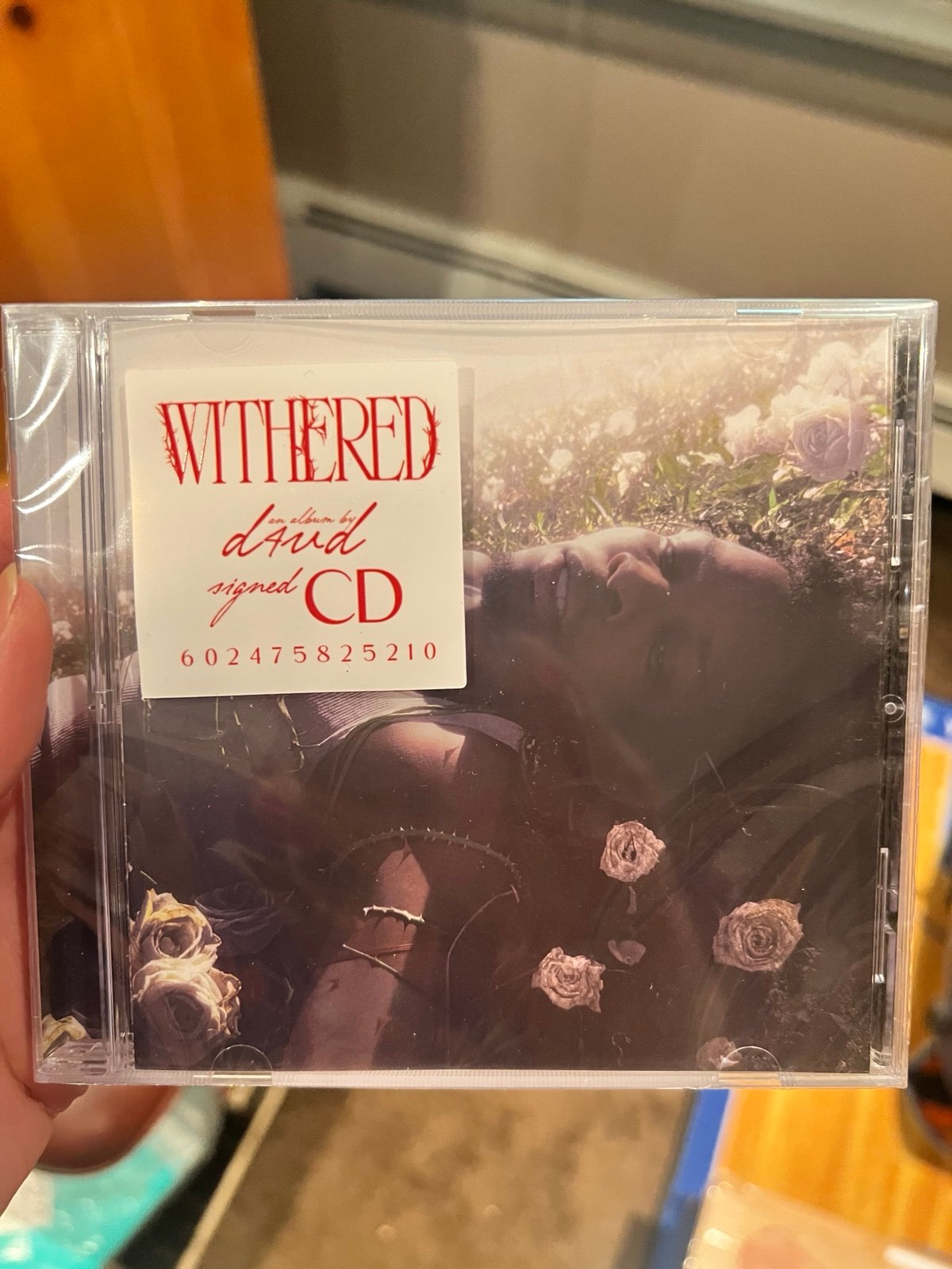[LAST ONE] davd withered signed cd brand new