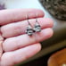 Vintage 925 Sterling Silver Santa Claus Dainty Hook Christmas Holiday Earrings