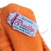 Women's Medium Vintage 70s Cardigan Sweater neon Orange Bradley Knitwear Acrylic