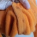 Women's Medium Vintage 70s Cardigan Sweater neon Orange Bradley Knitwear Acrylic