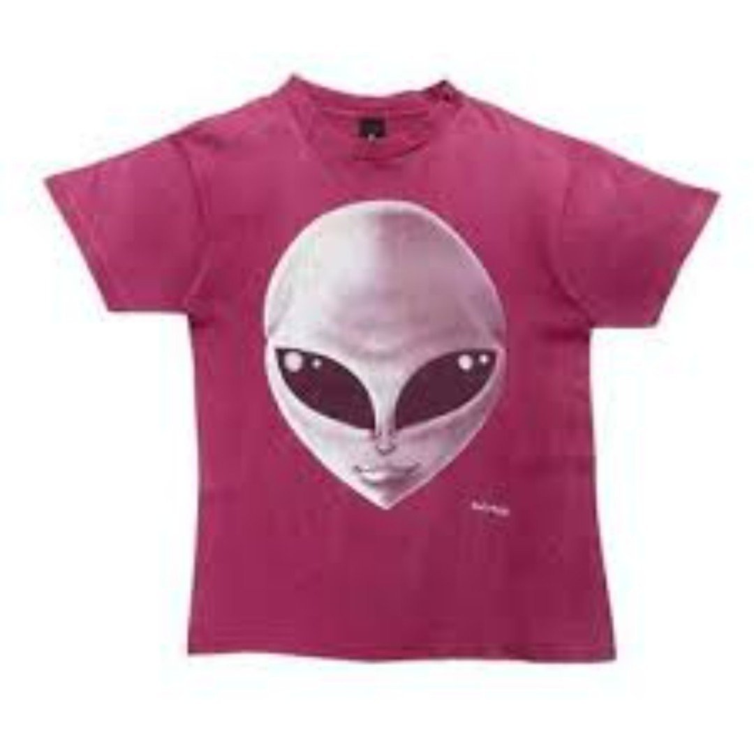 Vintage 90's T Shirt Fashion Victim Alien Large