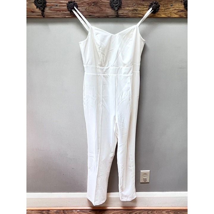NEW Torrid Special Occassion Ivory Jumpsuit- Size 12