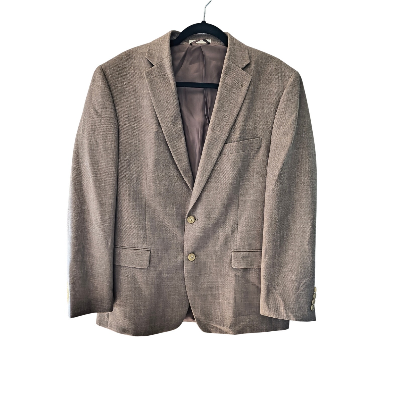 Lauren by Ralph Lauren Blazer Rayon Linen Blend 43R 2 button