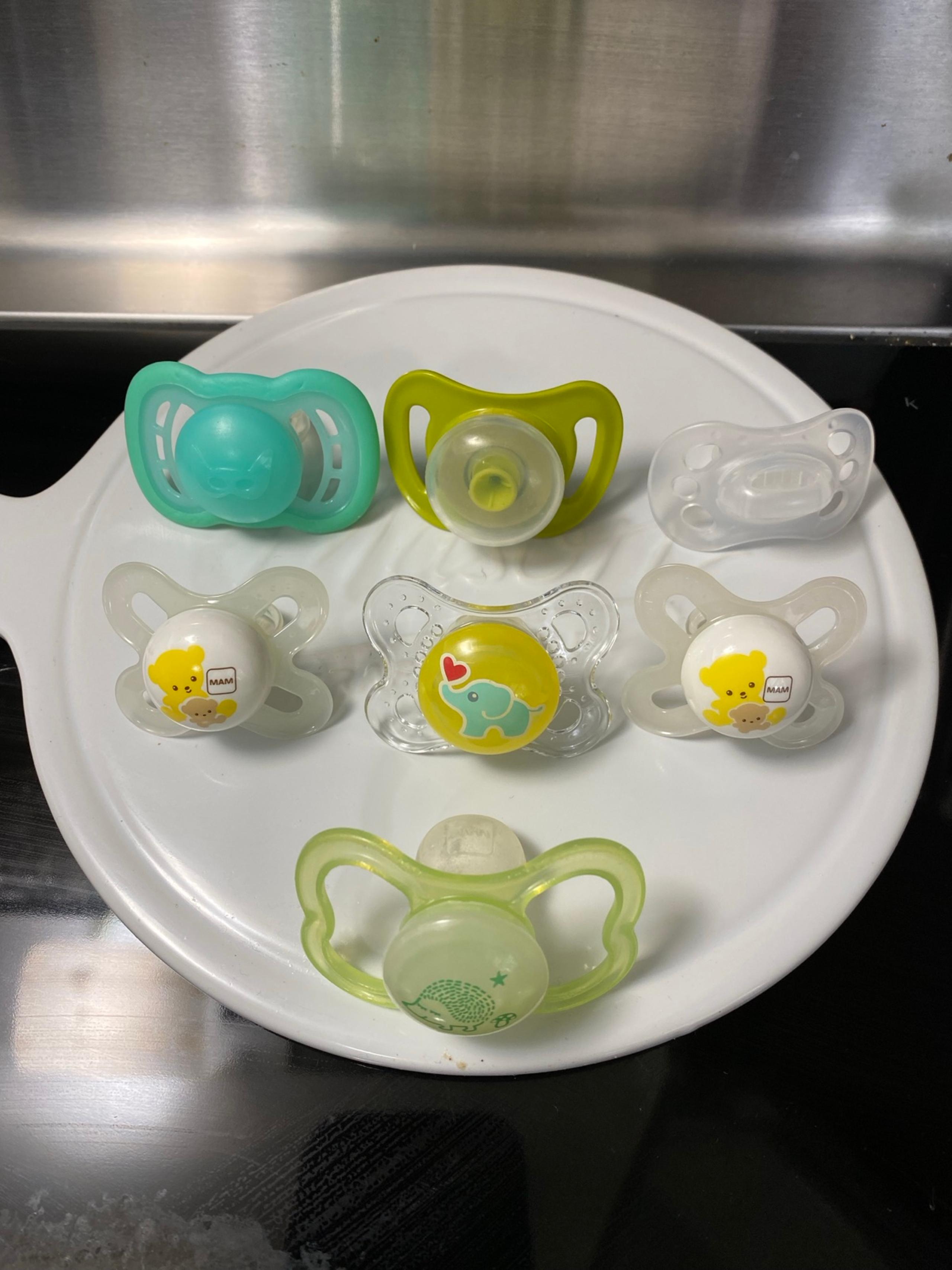 Random assortment of pacifiers