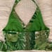 Anthropologie palm leaf halter top sz 4