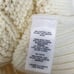 Vineyard Vines Womens L Ivory Merino Wool Blend Turtleneck Cable Knit Sweater