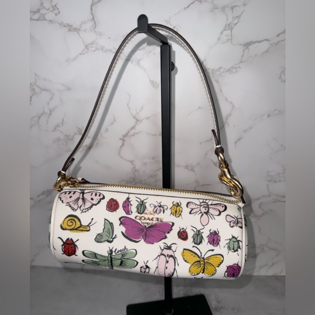 COACH Nolita Critter Barrel Bag in Chalk Multi