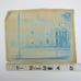 Cyanotype Photograph On Cloth Town House Antique 1800s Building Architecture