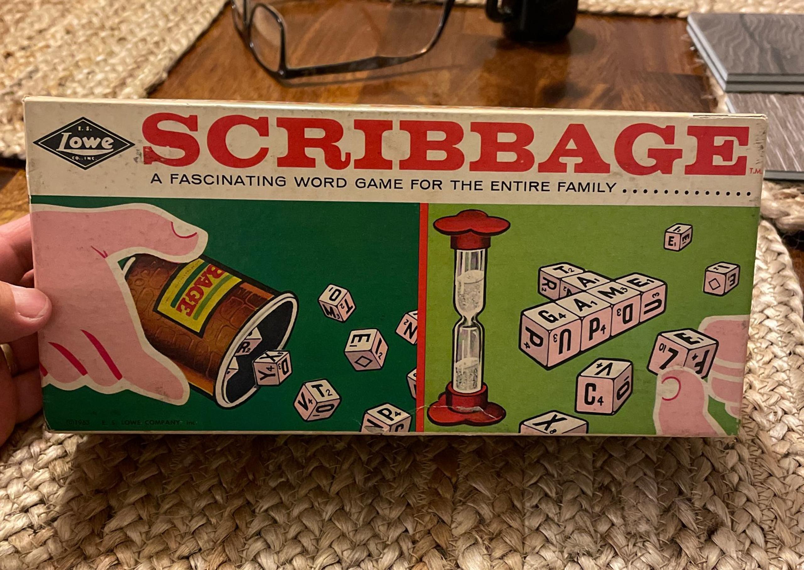 Scribbage game