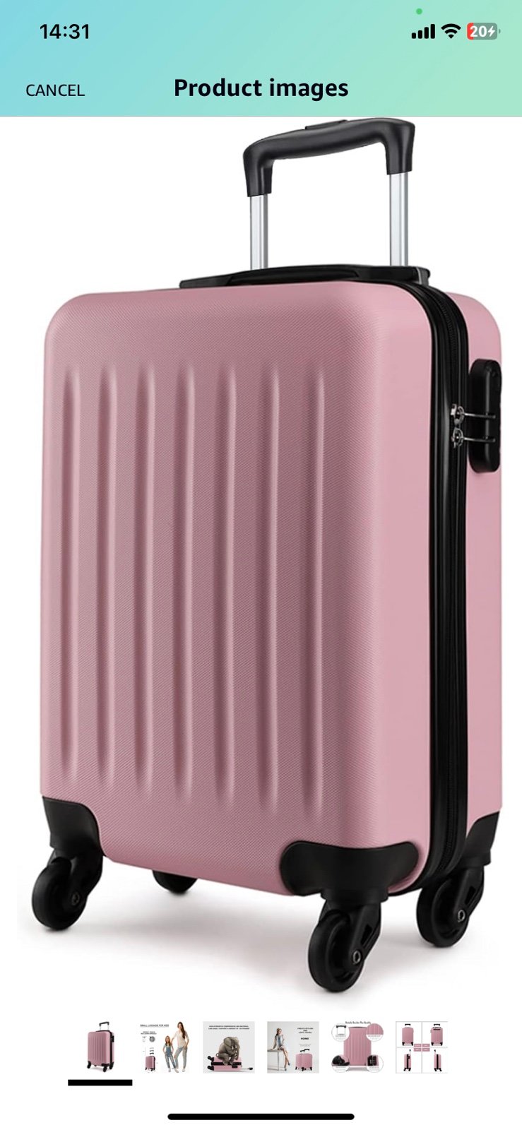 Kono Carry on Suitcase 19 Inch