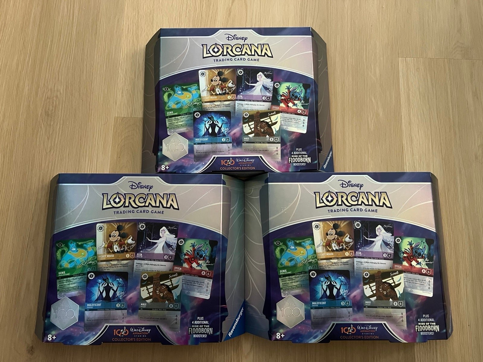Disney Lorcana TCG Rise of the Floodborn Collectors Edition Gift Set - Set Of x3