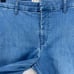 Frank and Eileen Jeans Womens 12 Blue Wicklow Italian Denim Crop Casual Chino