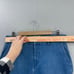 Frank and Eileen Jeans Womens 12 Blue Wicklow Italian Denim Crop Casual Chino