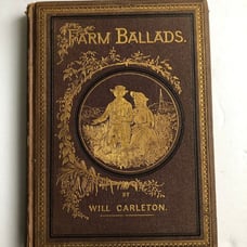Antique Book Farm Ballads Will Carleton