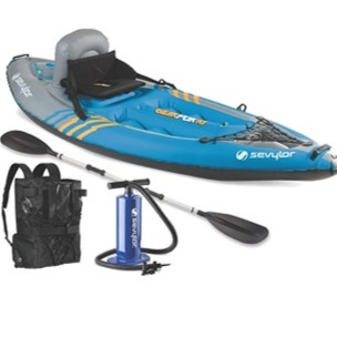 New in Box Sevylor Quick pack k1 Inflatable Kayak