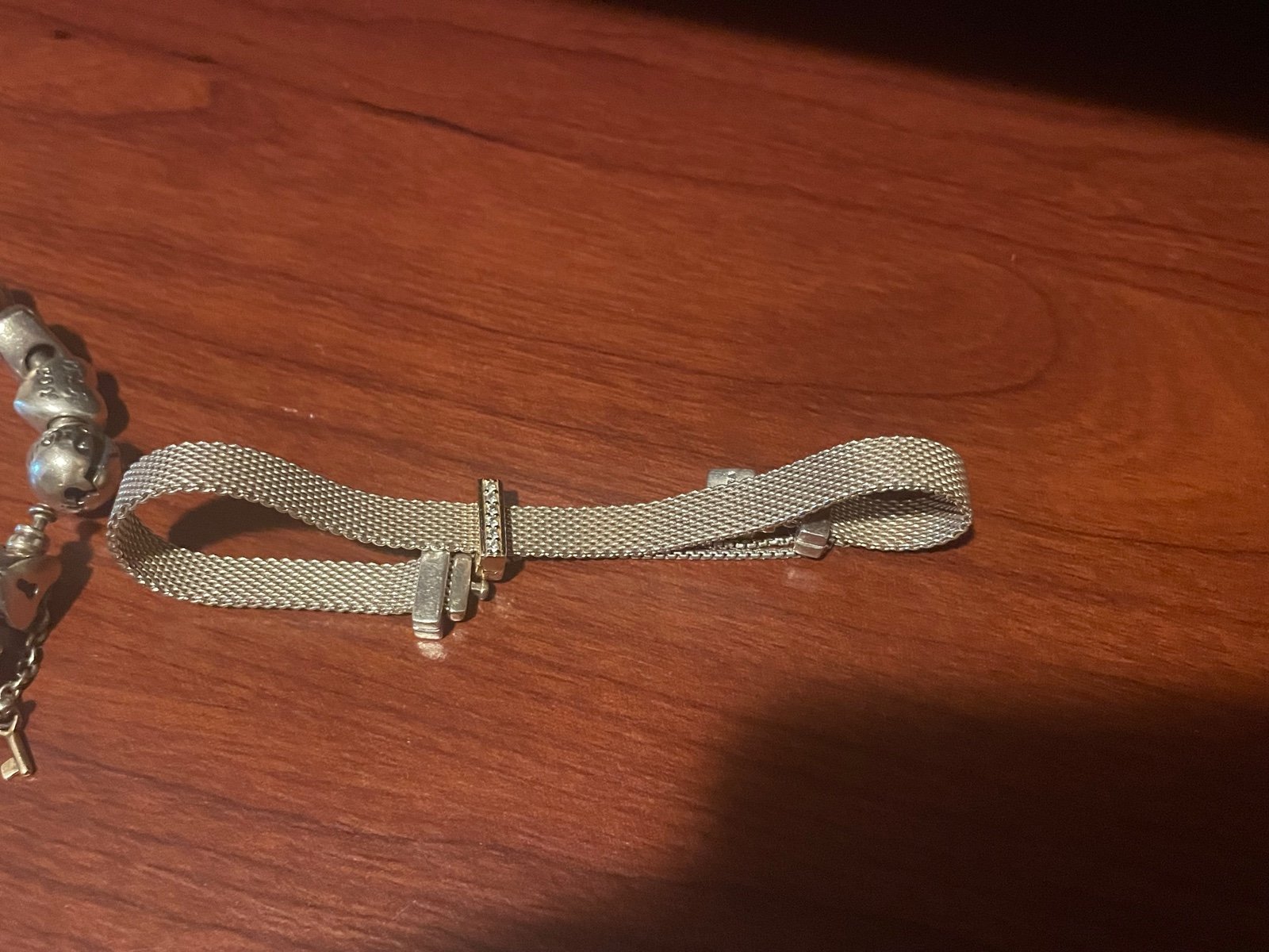 Pandora braclet with one charm