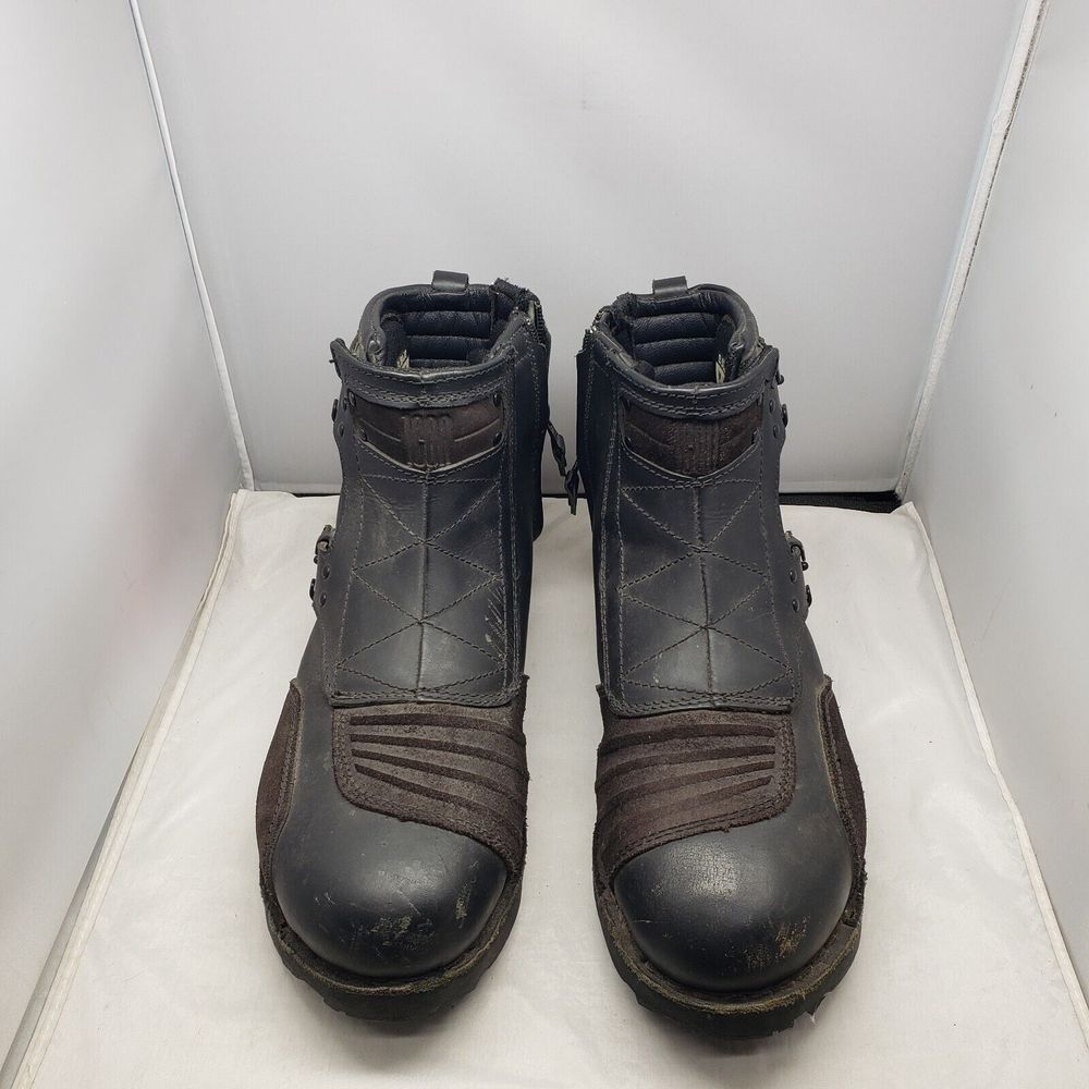 Icon El Bajo Motorcycle Boots Size 12 Black