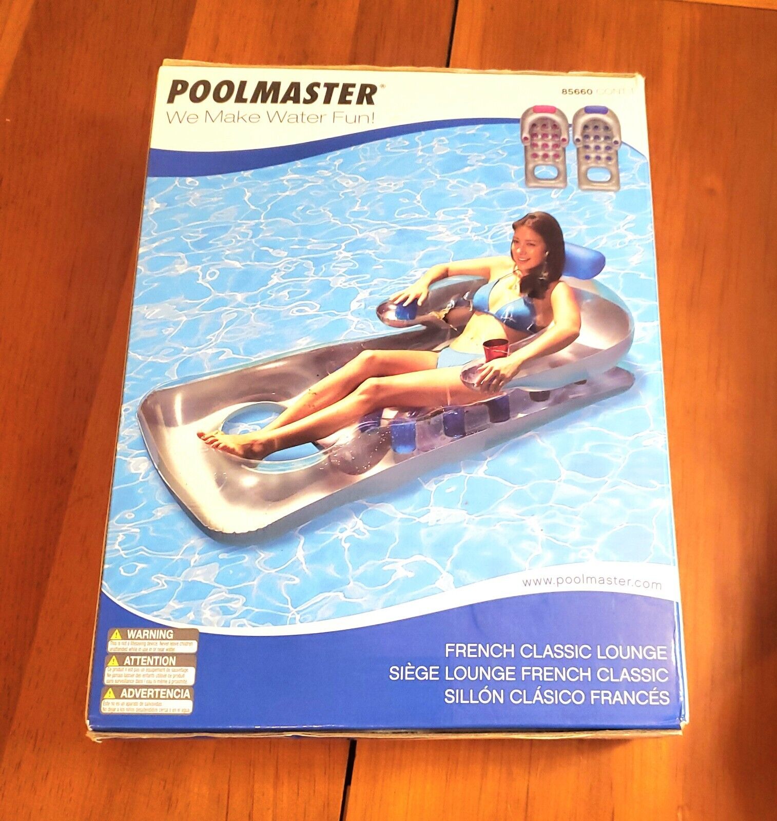 Poolmaster 85660 French Classic Lounge Chaise Chair Brand New Sealed