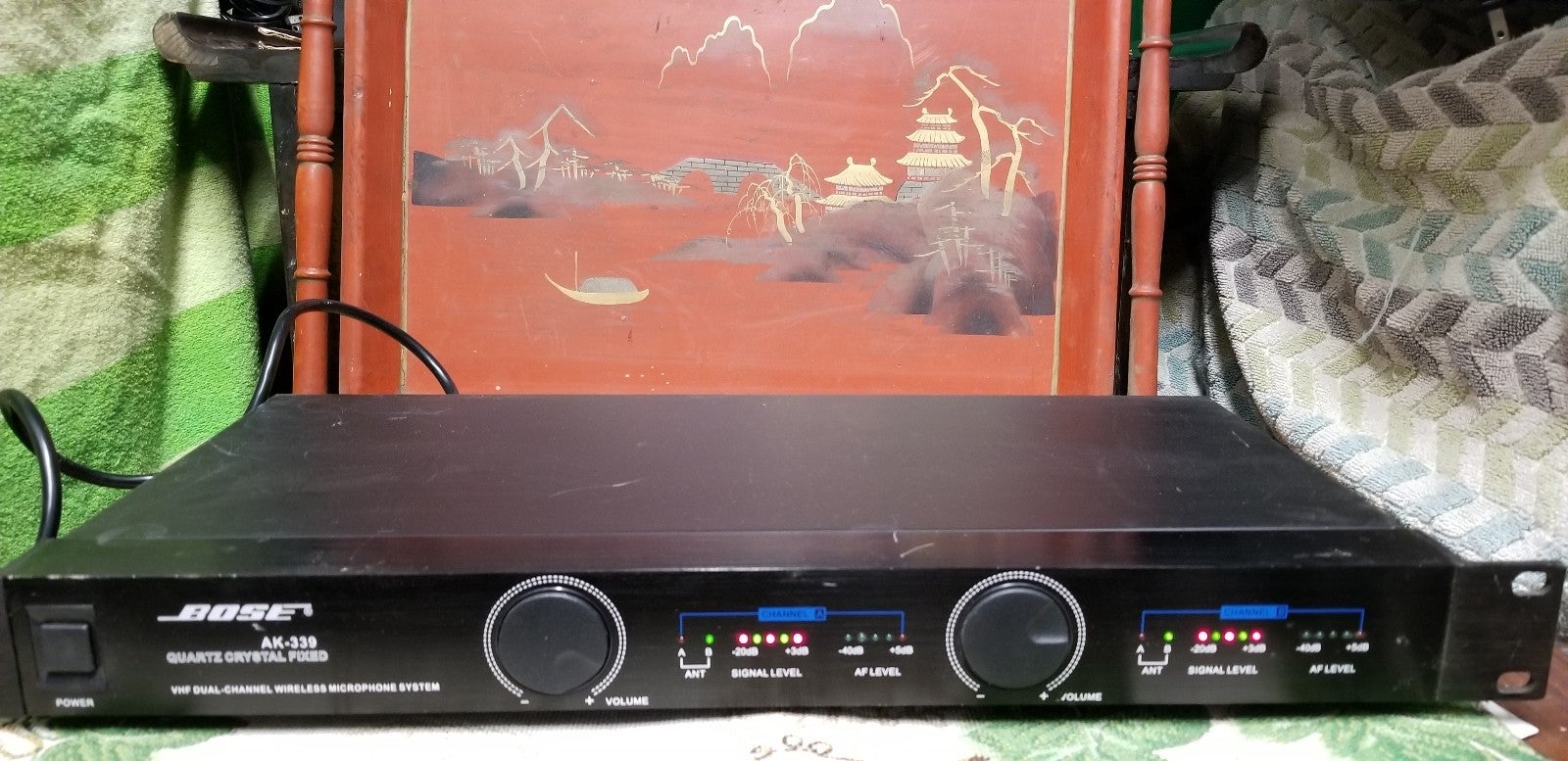 Bose AK 339 Dual Channel Microphone System Quartz Crystal Fixed