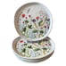 (4) Rachel Ashwell Farmhouse Spring Floral Dragonfly Melamine Salad Plates 8