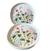 (4) Rachel Ashwell Farmhouse Spring Floral Dragonfly Melamine Salad Plates 8