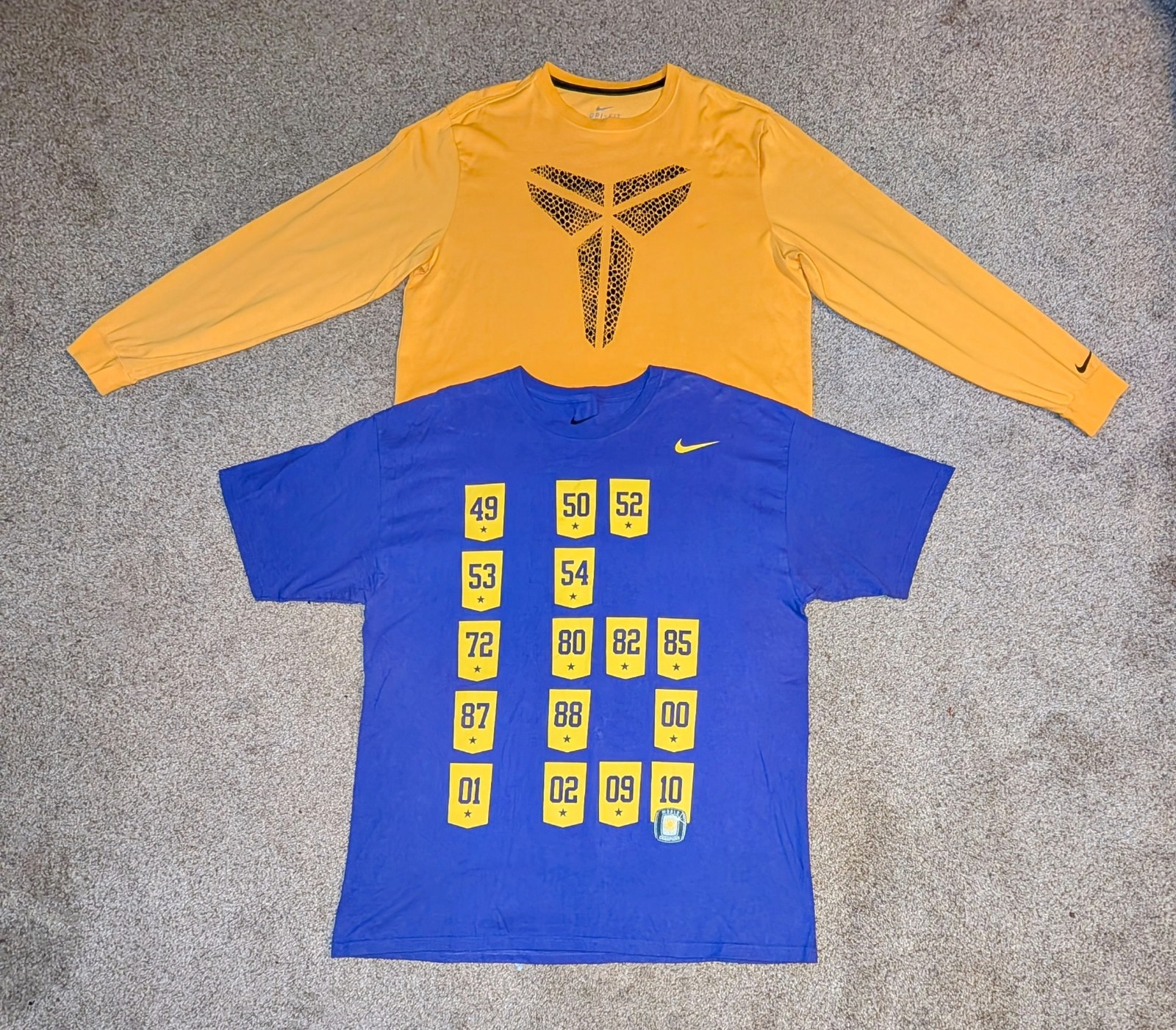 Nike Kobe Bryant Black Mamba Long Sleeve Shirt Bundle