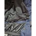 Crivit Pro Ski Jacket Black Blue Hooded Mens 42 Tech Pockets Breathable EUC