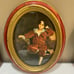 Vintage Florentine Italy Norleans Italian Set 3 Wall Art Hanging Pictures Oval