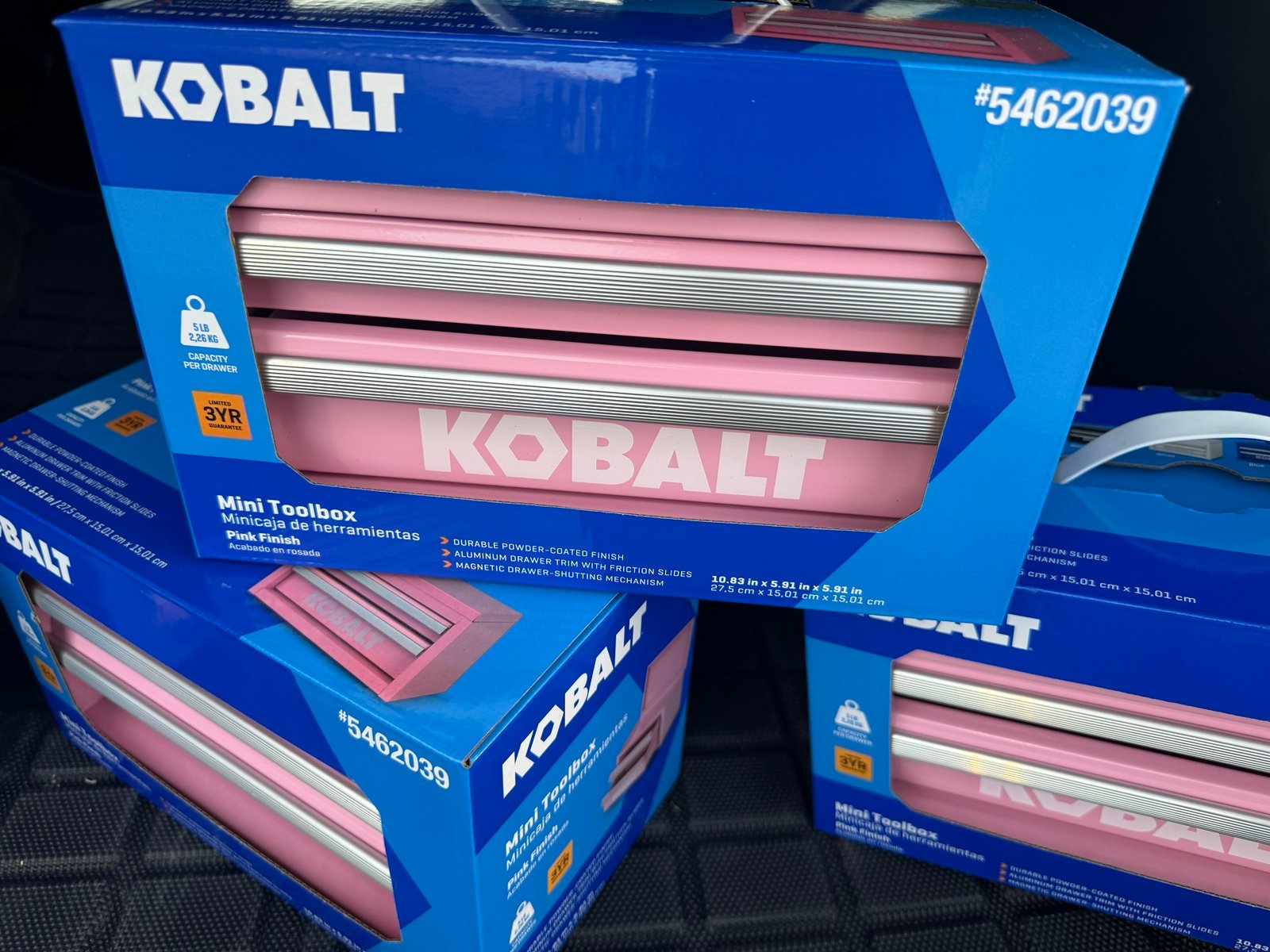 Kobalt Mini Toolbox PINK - 25th Anniversary, express shipping included i