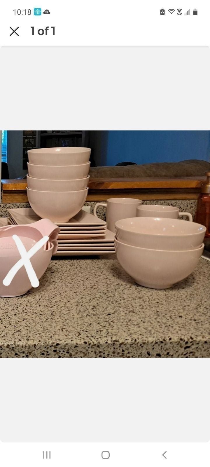 REAL SIMPLE PINK KITCHEN DISH SET NEW