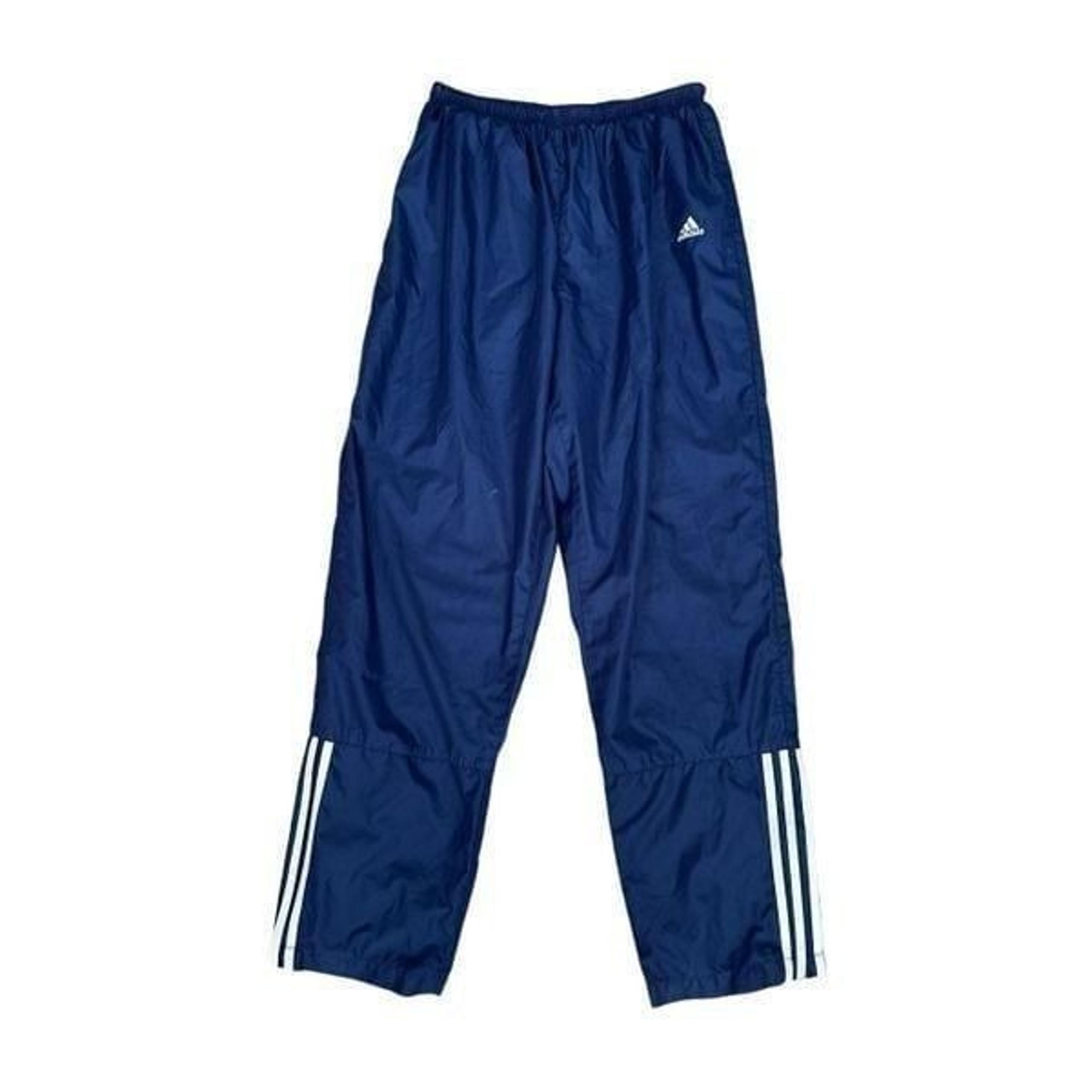 vintage y2k adidas windbreaker track pants sweatpants navy blue women’s medium