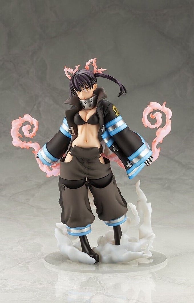 Kotobukiya Fire Force Tamaki Kotatsu ArtFX J W/ Pre Order Nekomata Limited Bonus