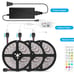 49ft Smart LED Strip Lights RGBW with Remote App Control