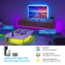 49ft Smart LED Strip Lights RGBW with Remote App Control